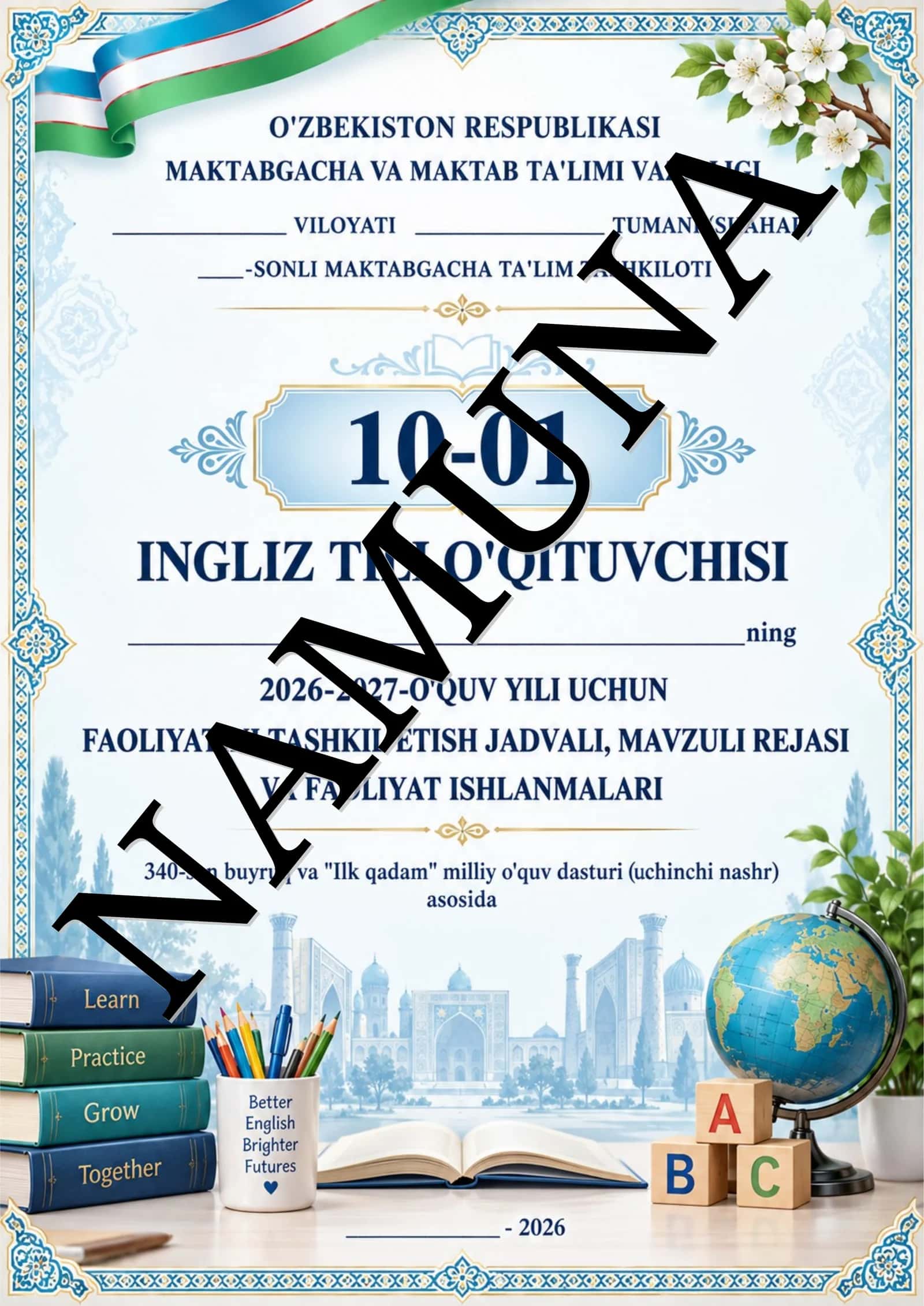 INGLIZ TILI O‘QITUVCHISI