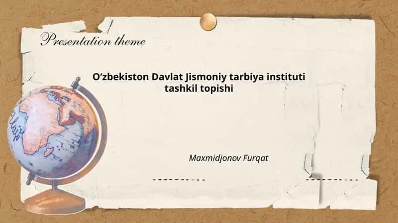 Oʻzbekiston Davlat Jismoniy tarbiya instituti tashkil topishi