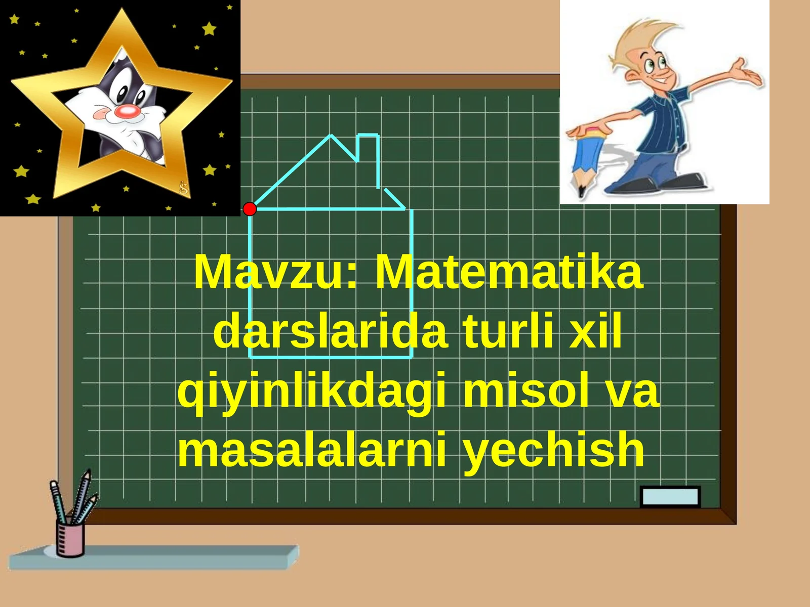 Matematik darslarida turlixil qiyinlikdagi misol va masalalarni yechish
