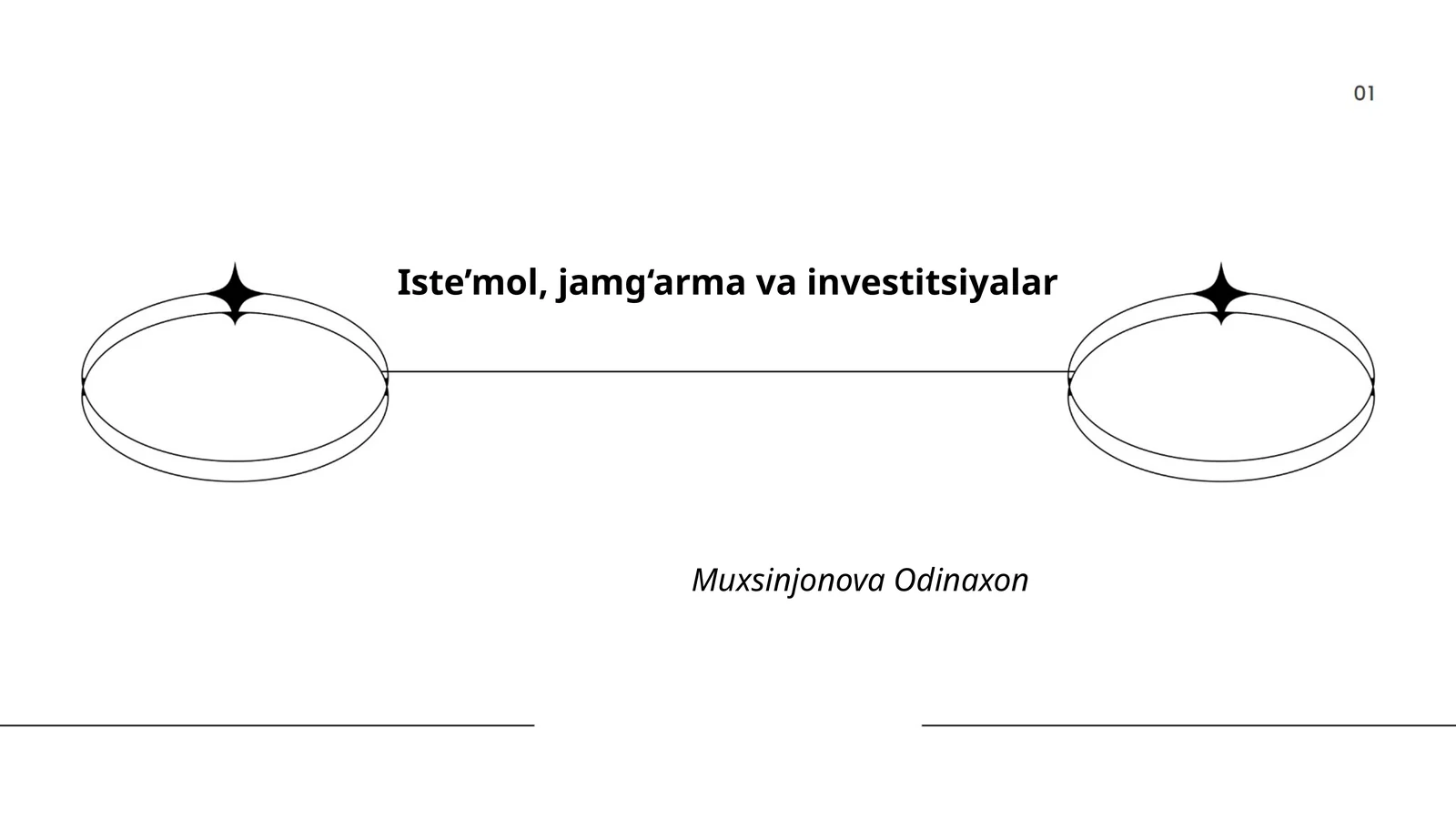 Iste’mol, jamg‘arma va investitsiyalar