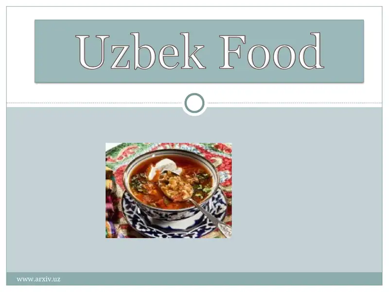 Uzbek Food Recipes