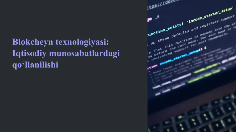 Blokcheyn texnologiyasi