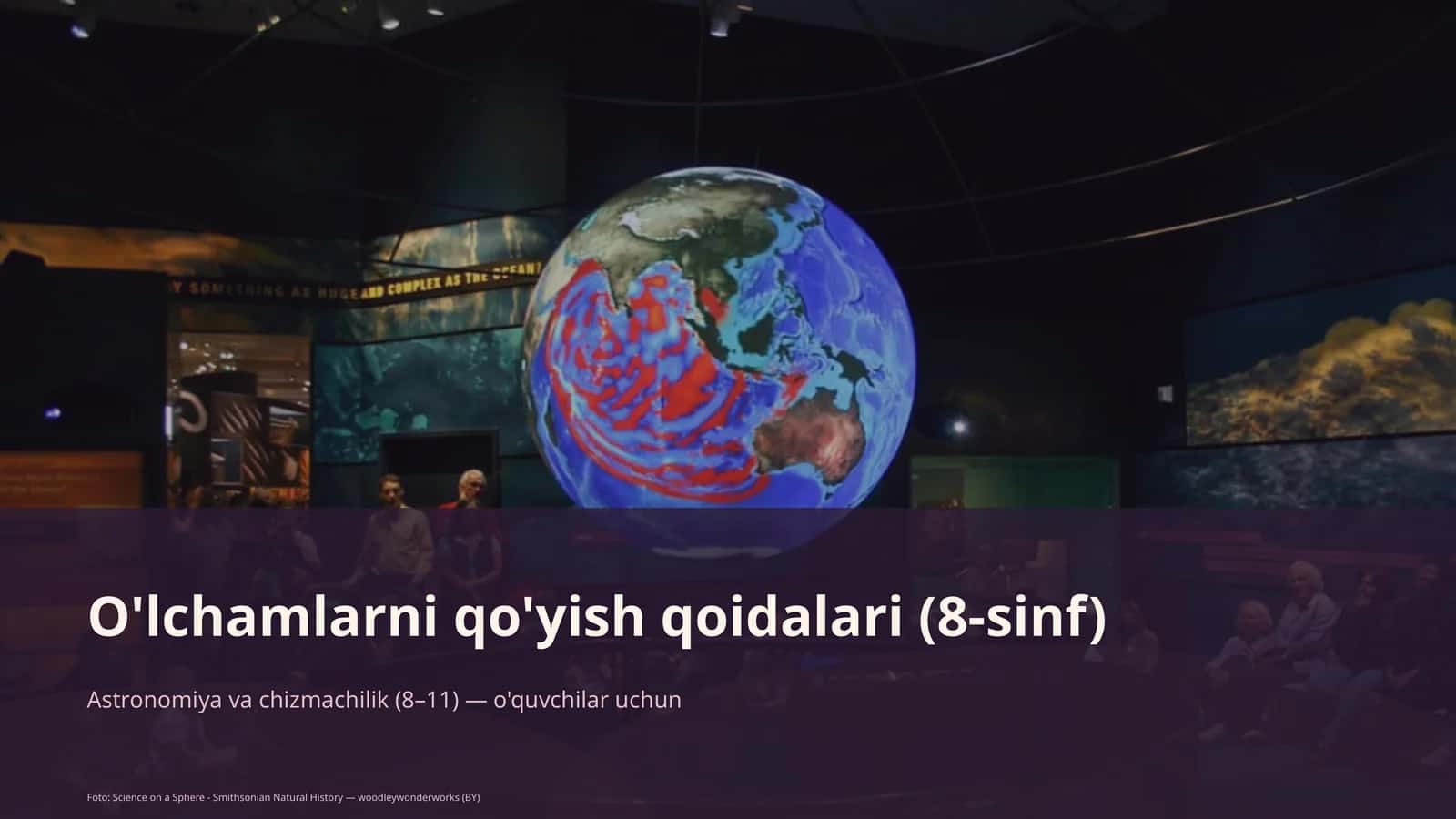 O'lchamlarni qo'yish qoidalari (8-sinf)