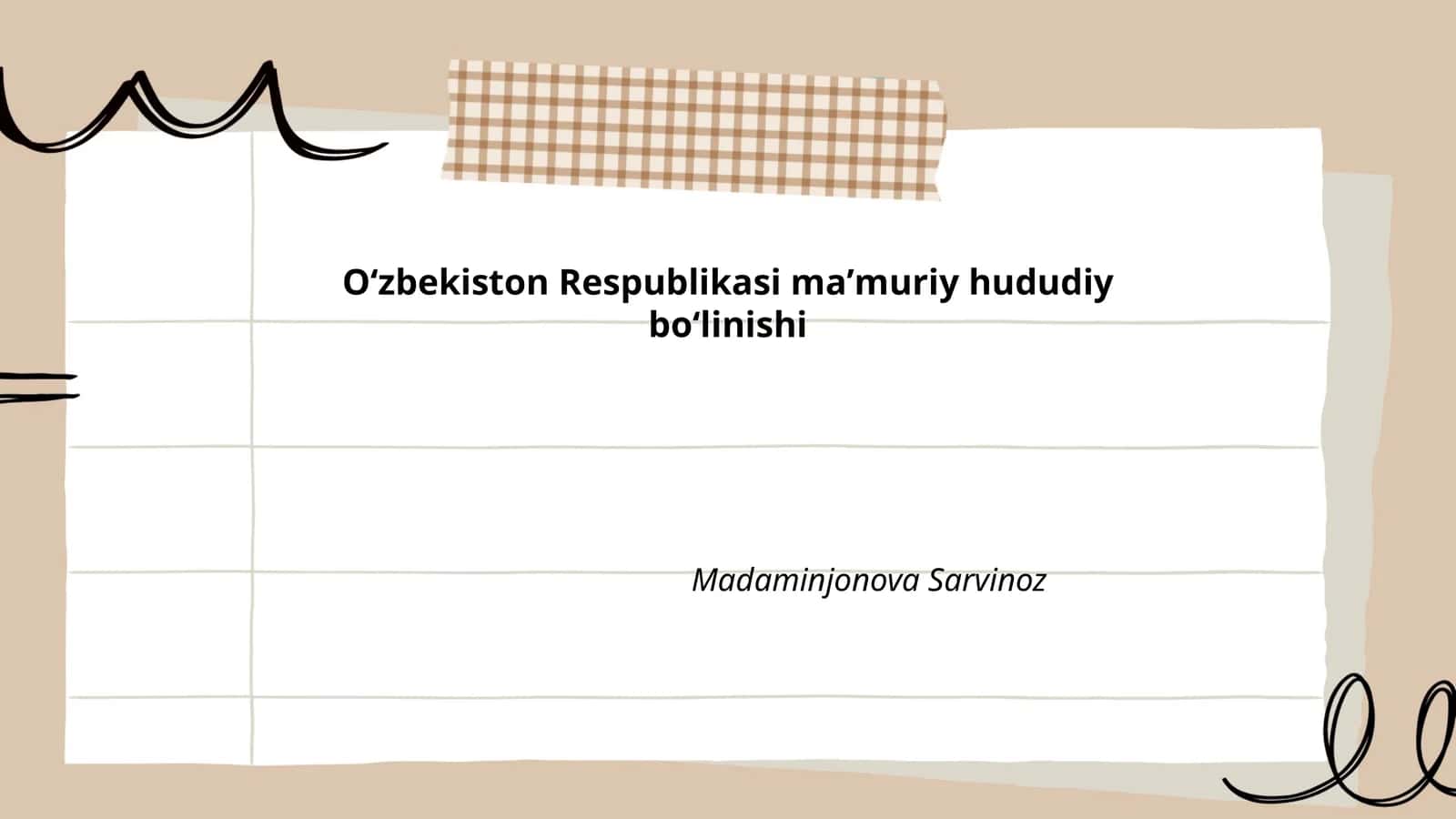 Oʻzbekiston Respublikasi maʼmuriy hududiy boʻlinishi