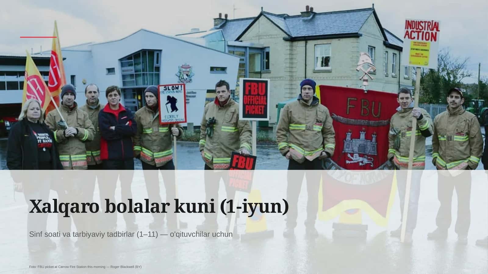Xalqaro bolalar kuni (1-iyun)