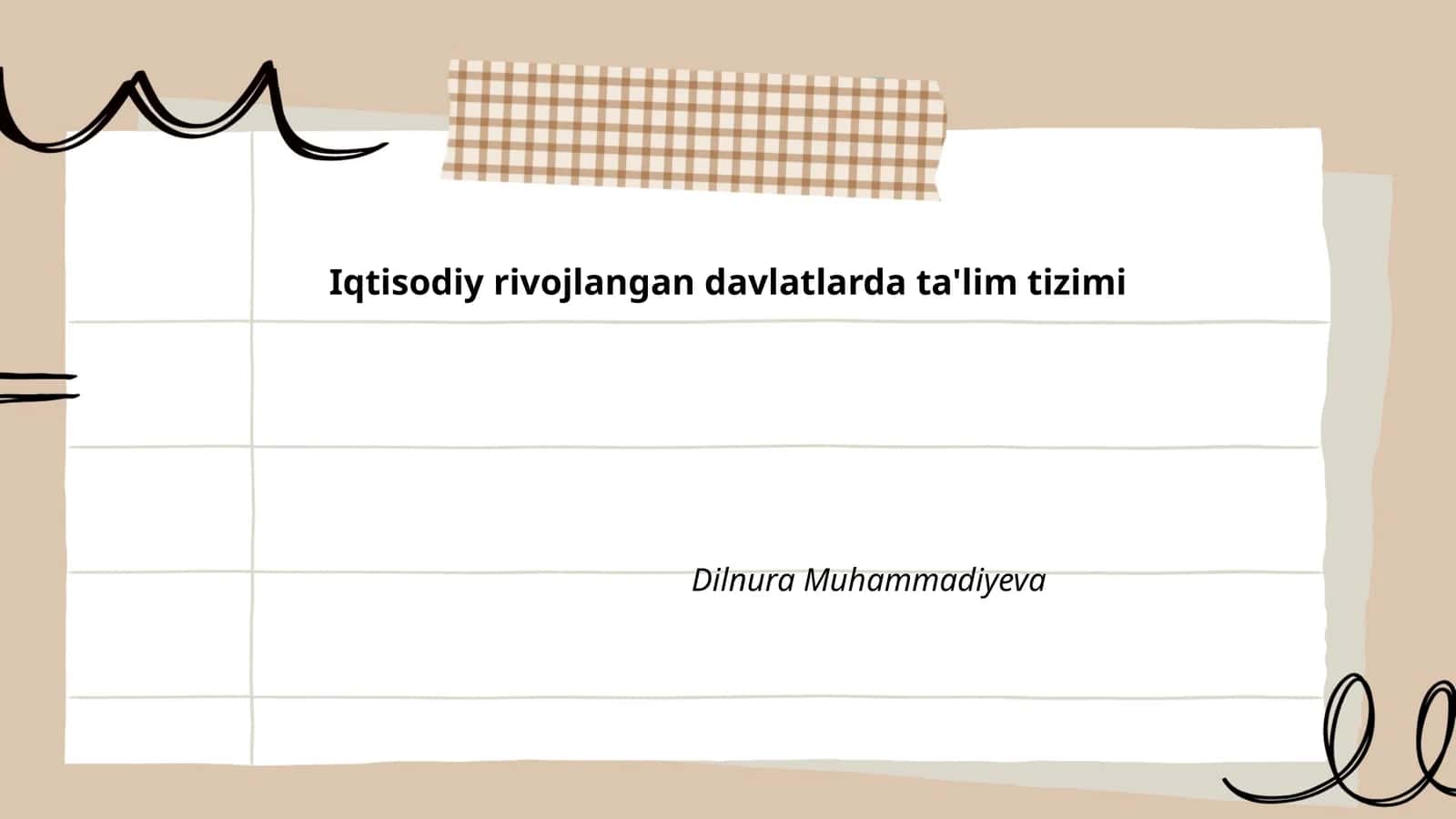 Iqtisodiy rivojlangan davlatlarda ta'lim tizimi