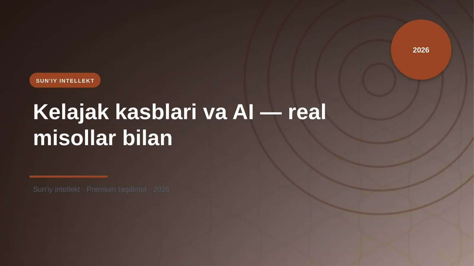Kelajak kasblari va AI — real misollar bilan