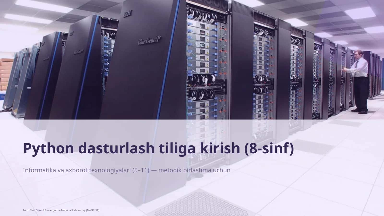 Python dasturlash tiliga kirish (8-sinf)