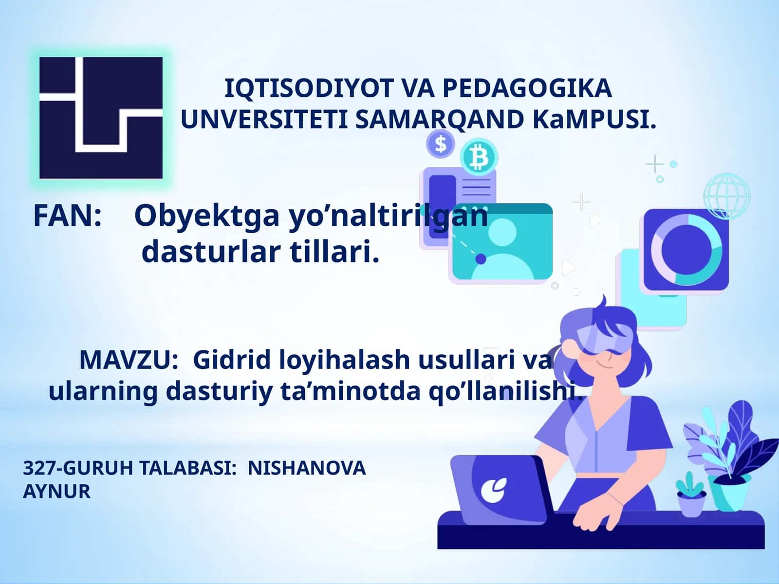 Gidrid loyihalash usullari
