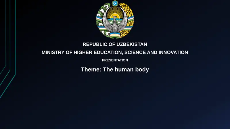 The human body