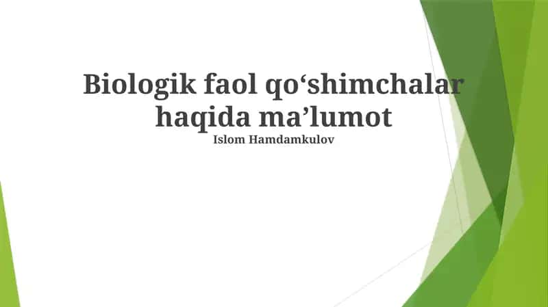Qo'shimchalar haqida maʼlumot
