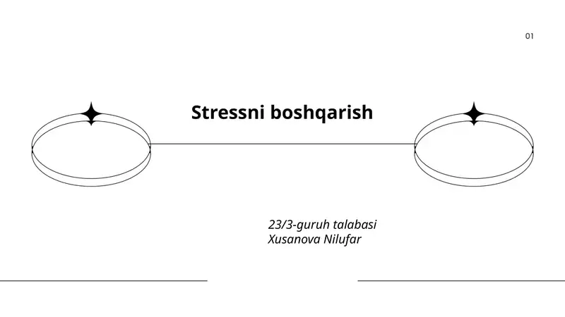 Stressni boshqarish