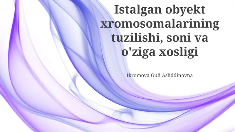 Xromosomalar anomaliyalari