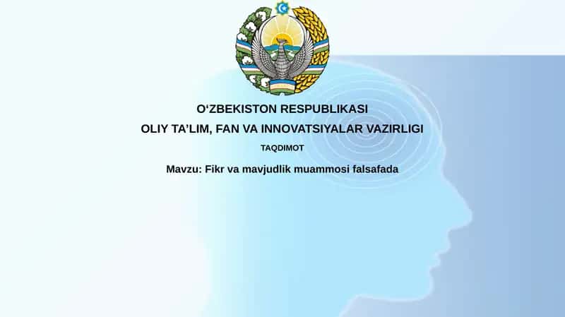 Fikrvamavjudlikmuammosifalsafada