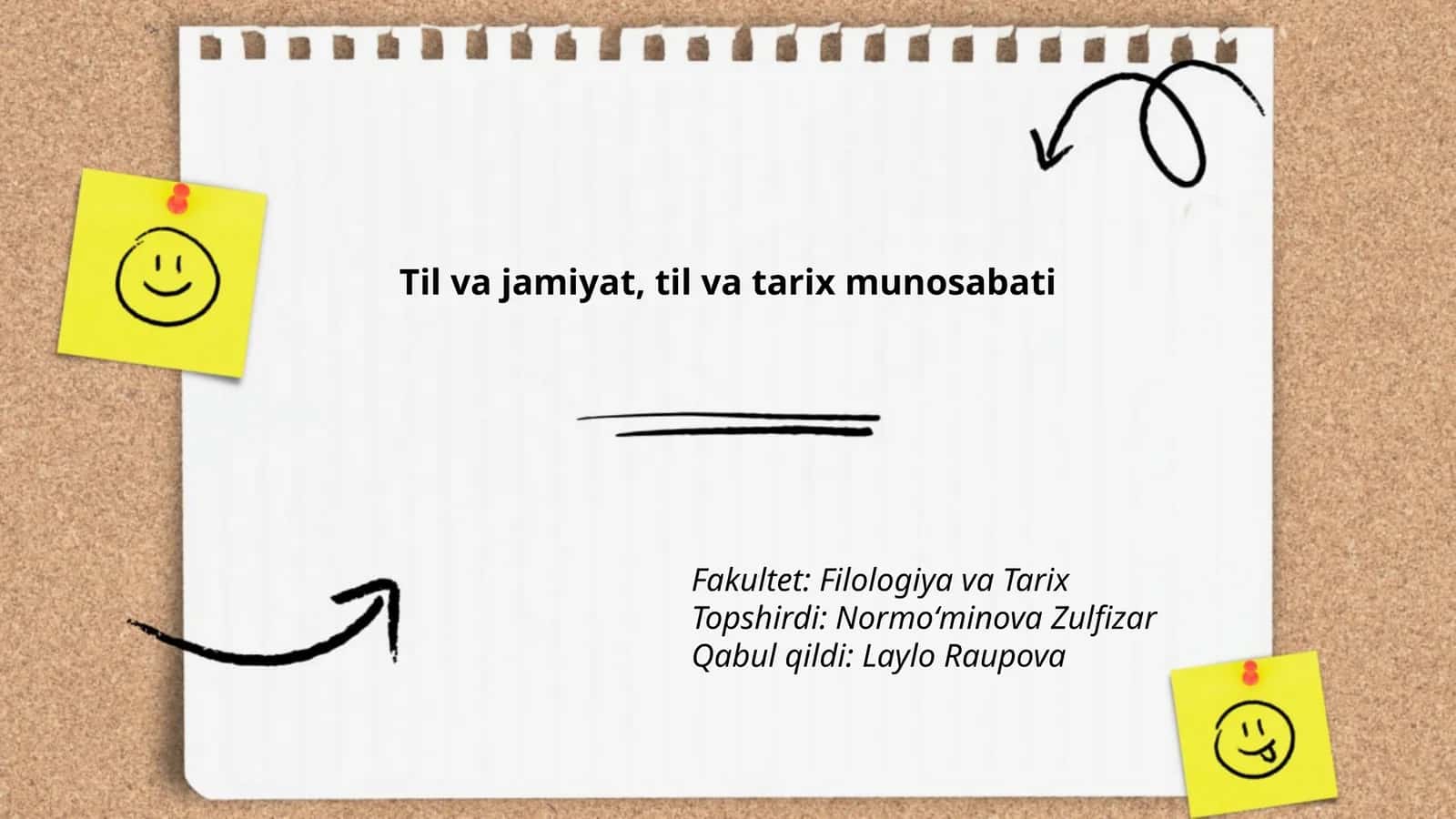 Til va jamiyat, til va tarix munosabati