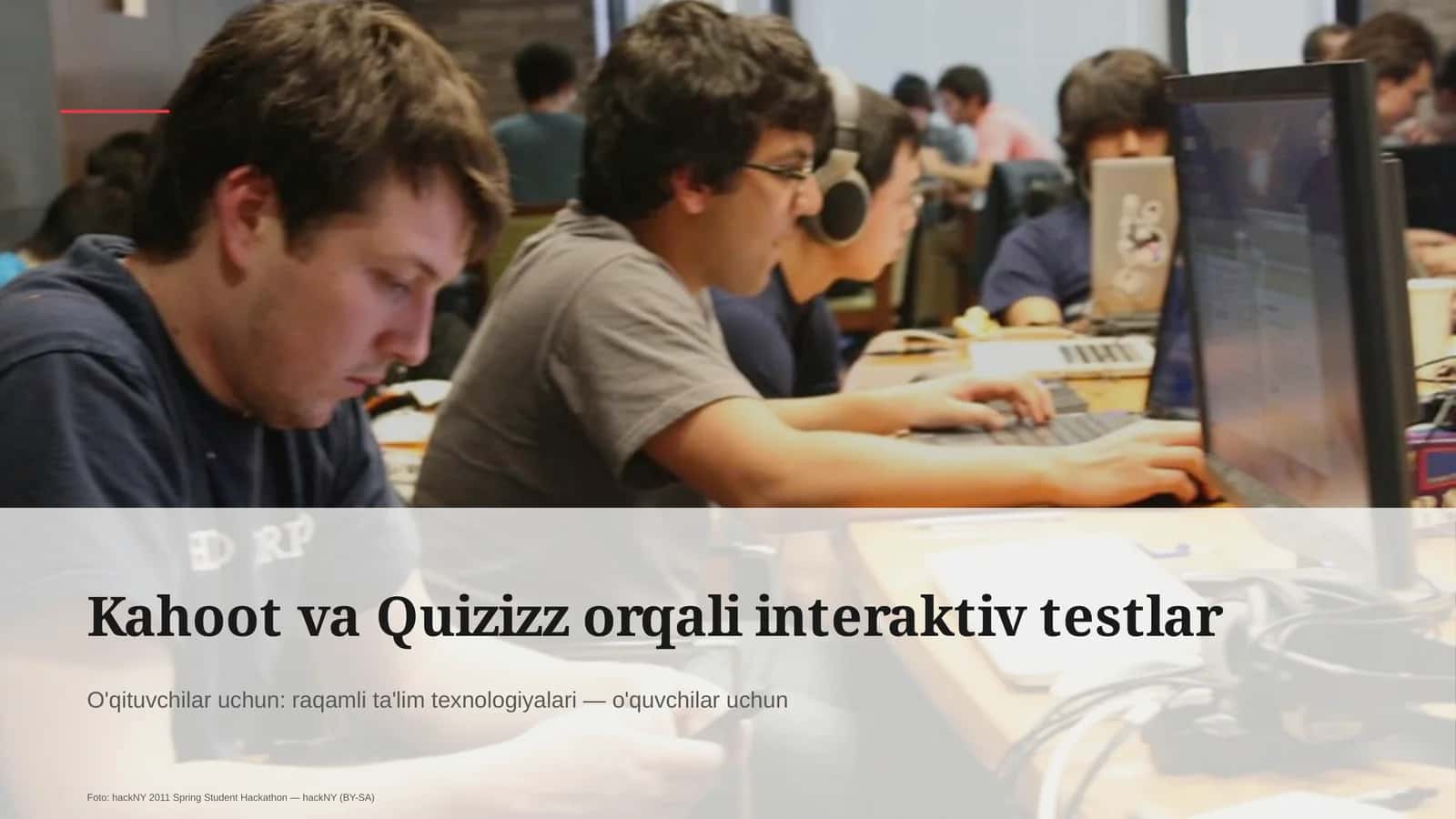 Kahoot va Quizizz orqali interaktiv testlar