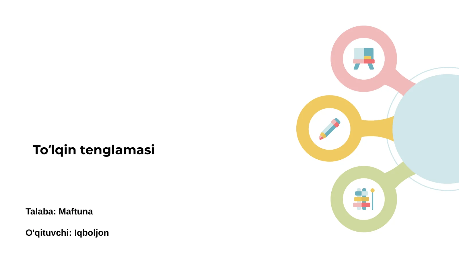 Toʻlqin tenglamasi