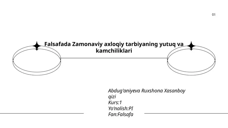 Zamonaviy axloqiy tarbiya