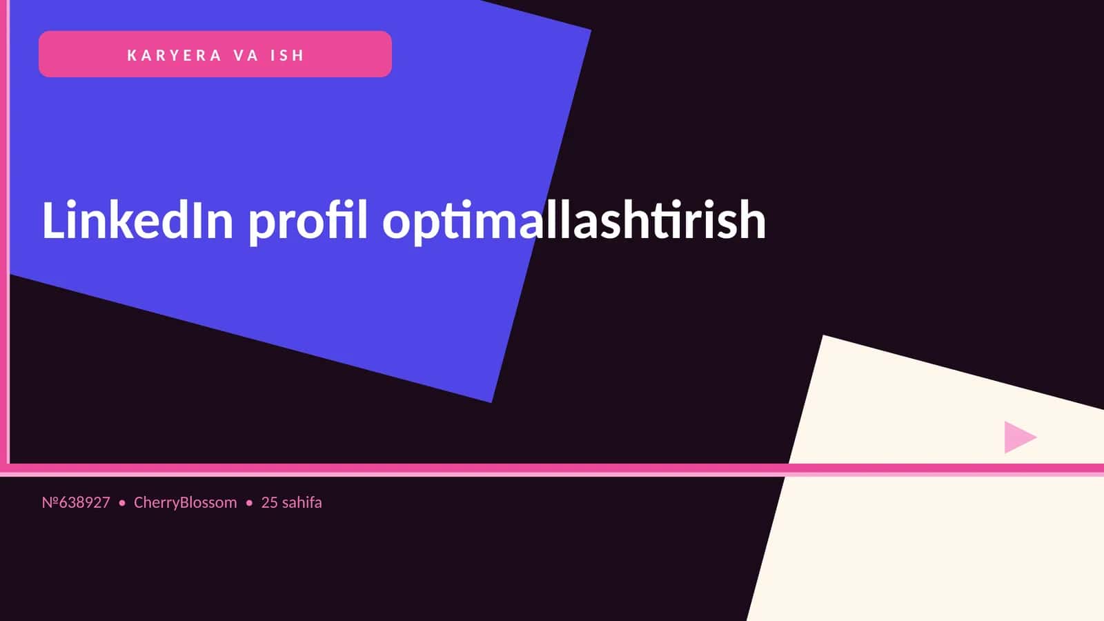 LinkedIn profil optimallashtirish haqida faktlar