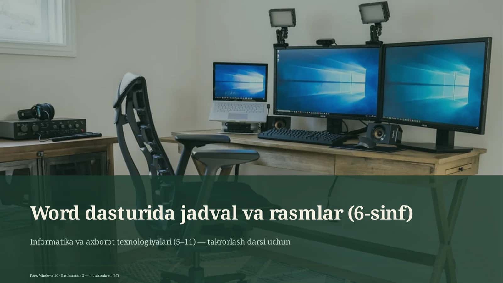 Informatika va axborot texnologiyalari (5–11) — takrorlash darsi uchun