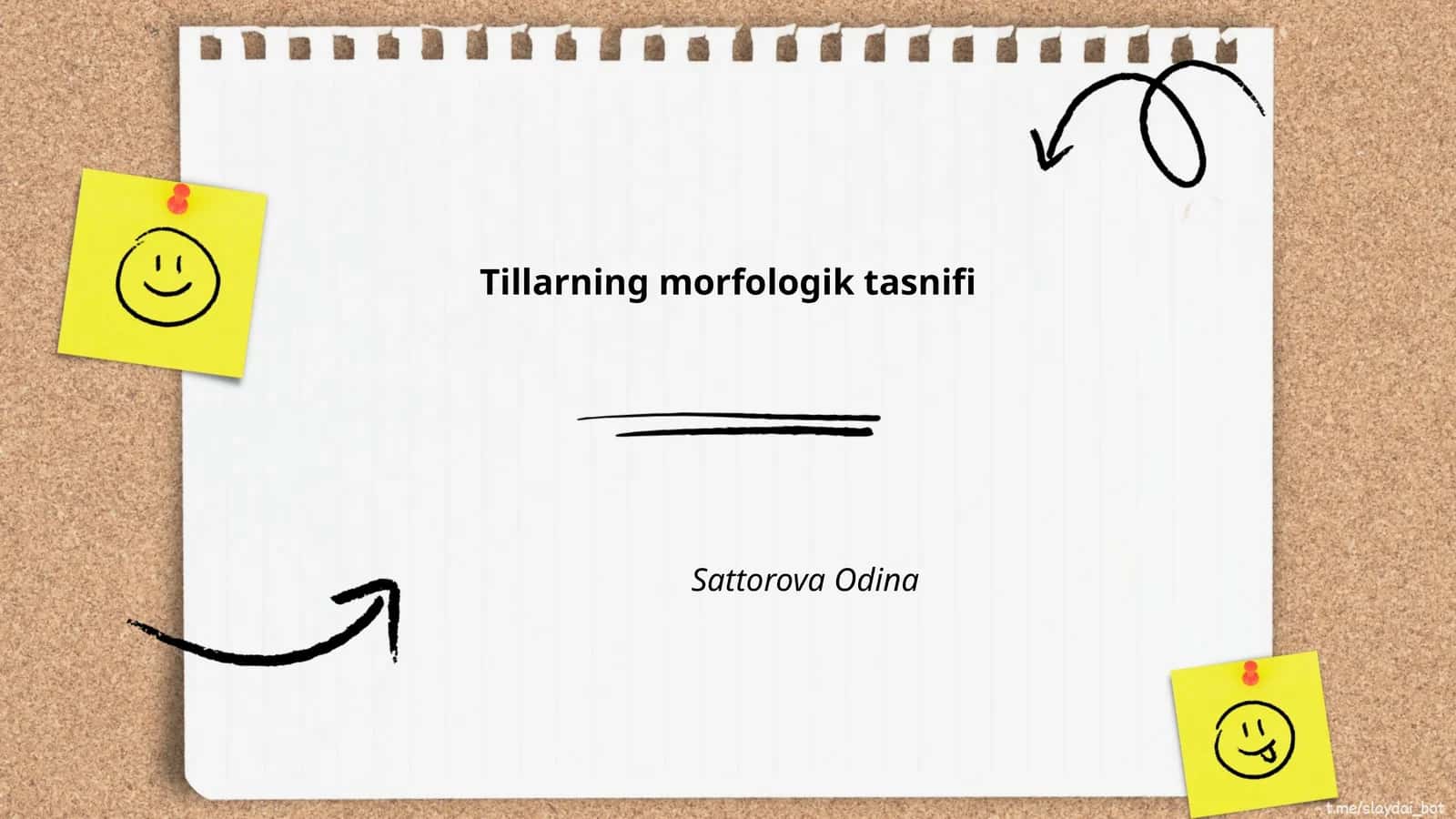 Tillarning morfologik tasnifi