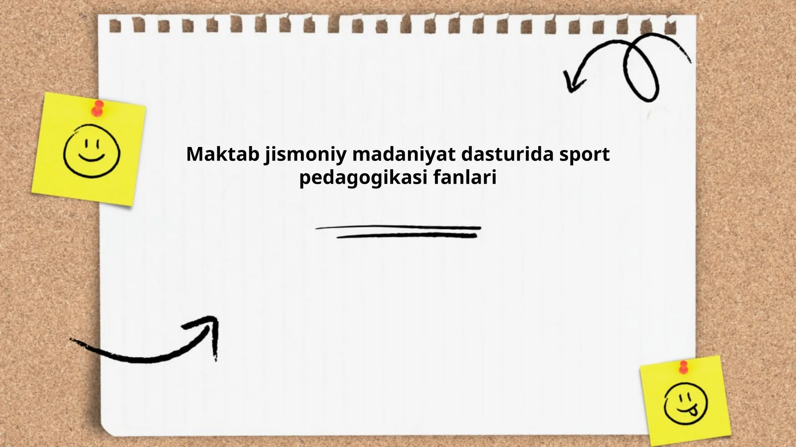 Maktab jismoniy madaniyat dasturida sport pedagogikasi fanlari