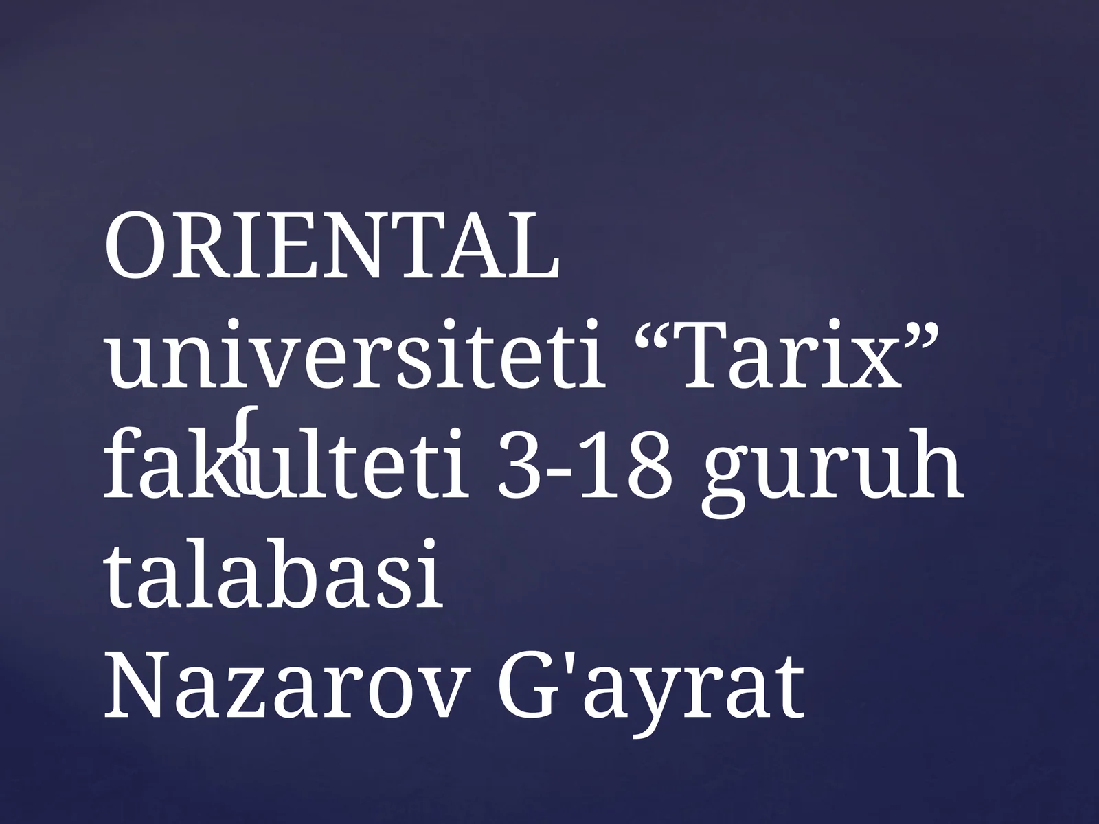Turkiston o’lkasi jadidchilik harakatining qarashlari va ularning faoliyati