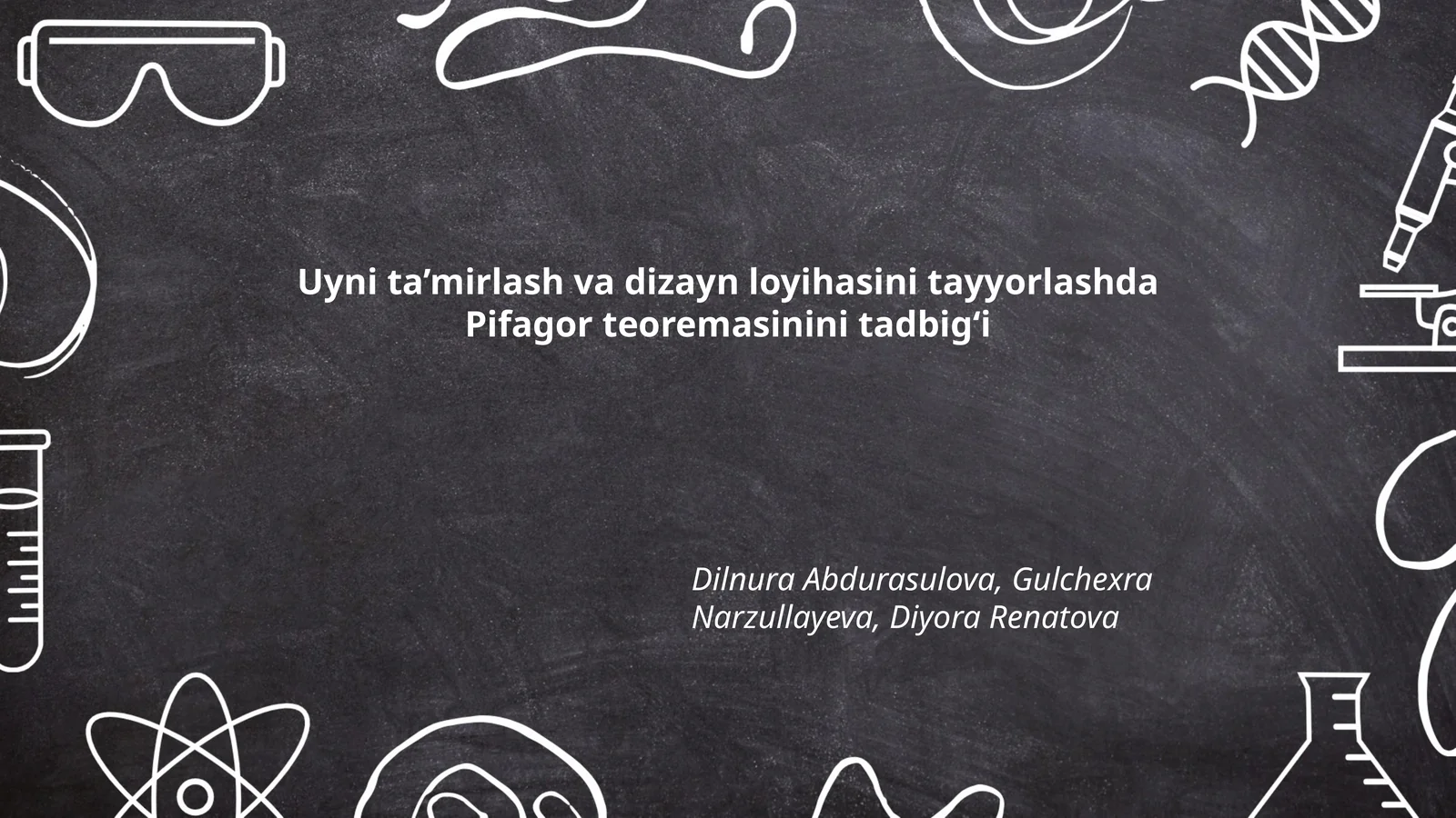 Pifagor teoremasini tadbig‘i