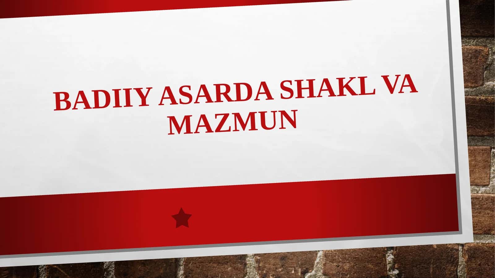 Badiiyasardashaklvamazmun
