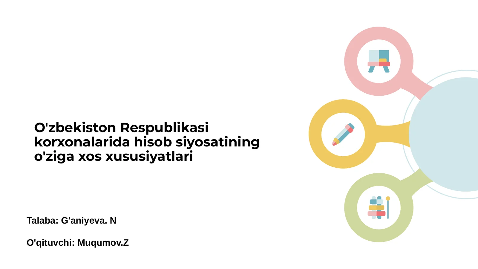 Hisob siyosati tushunchasi