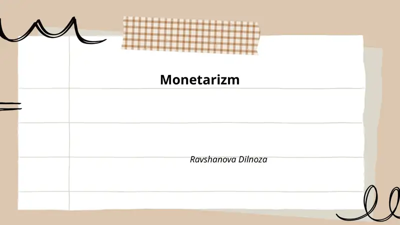 Monetarizm