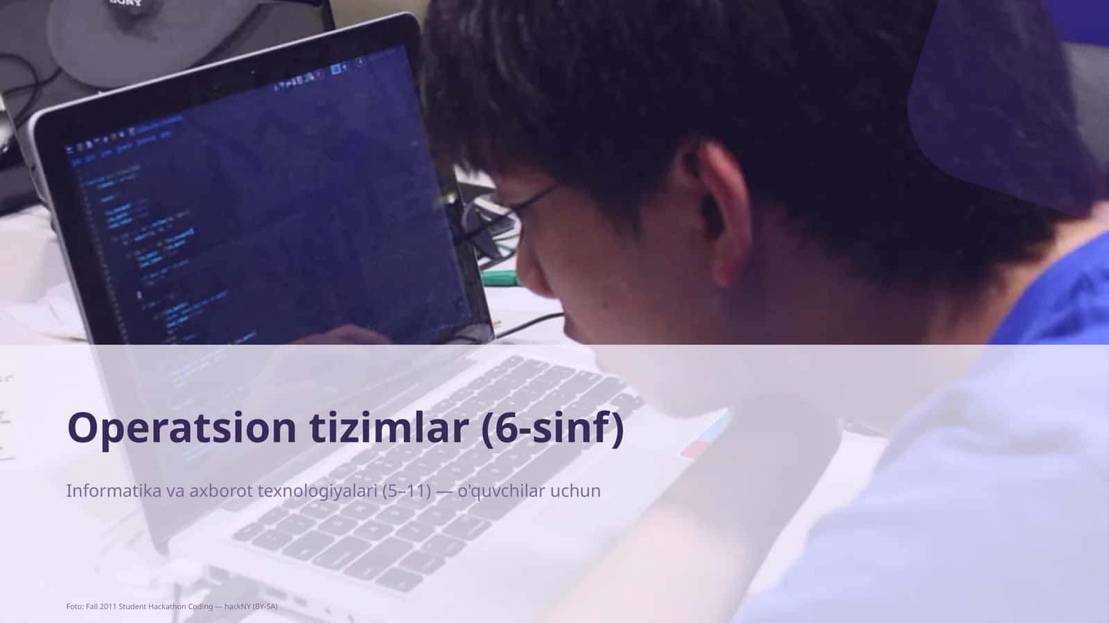 Operatsion tizimlar (6-sinf)