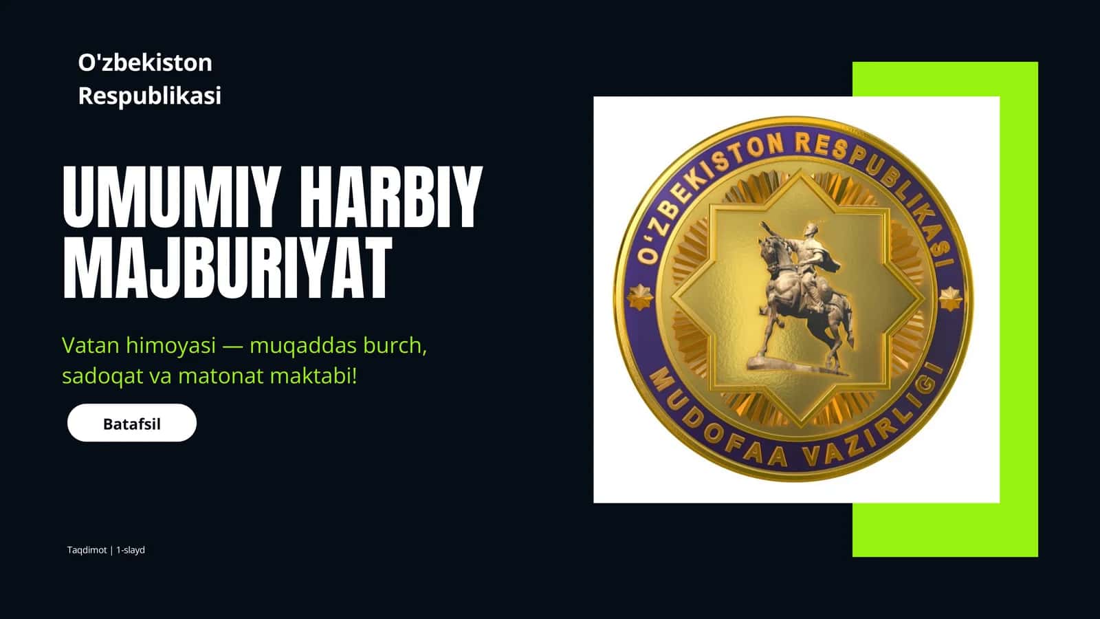 UMUMIY HARBIY MAJBURIYAT