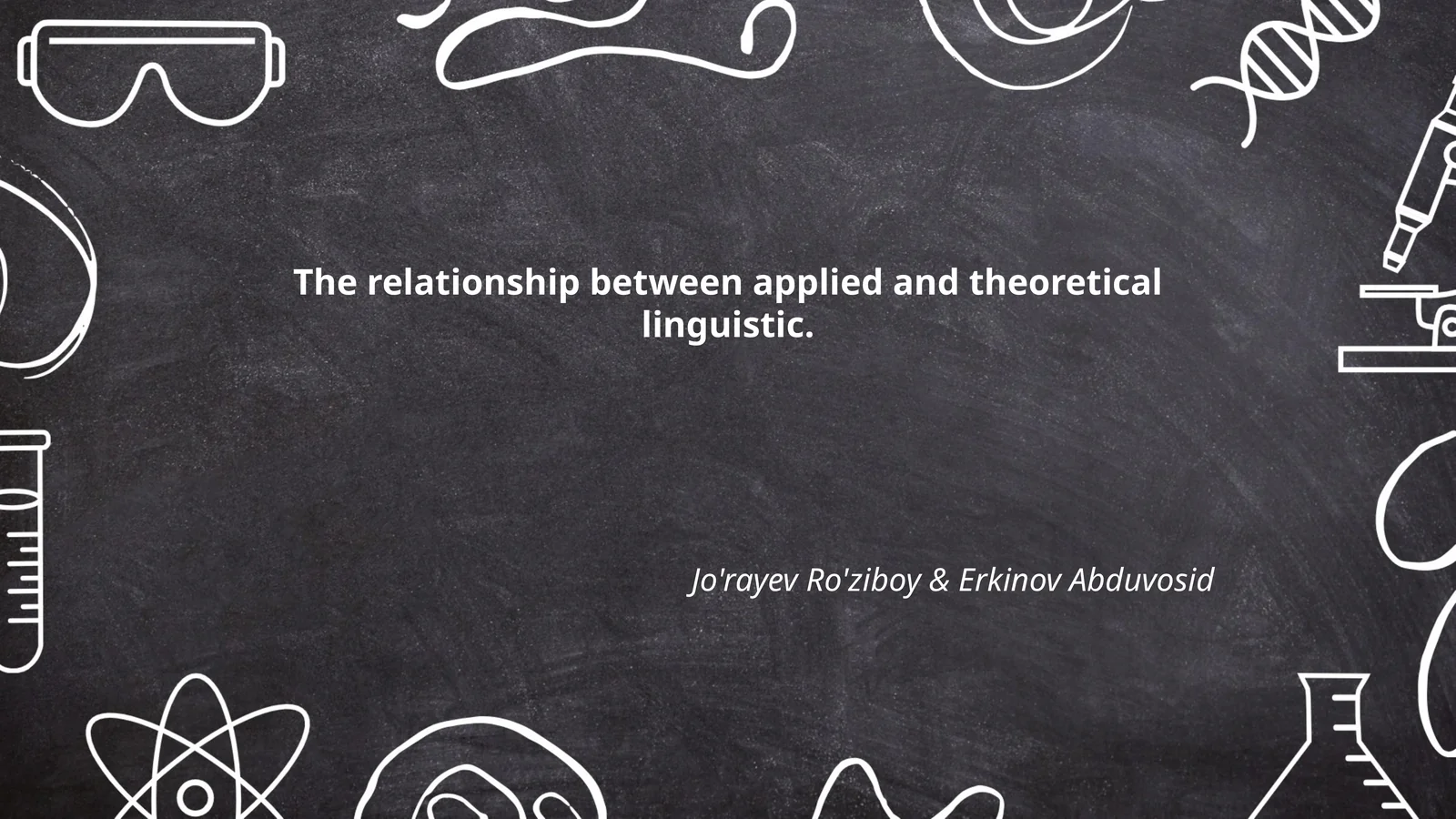 The Relationship Between Applied and Theoretical Linguistic