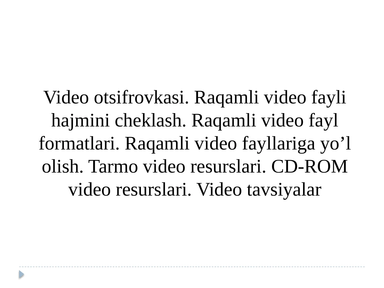 Videootsifrovkasi