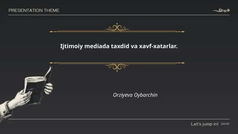 Ijtimoiy mediada taxdid va xavf-xatarlar