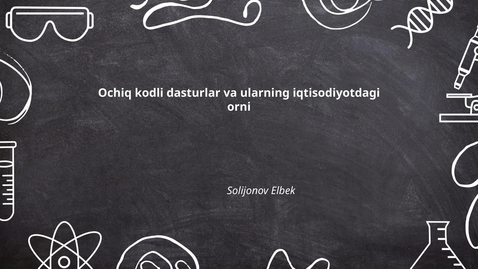 Ochiq kodli dasturlar va ularning iqtisodiyotdagi orni