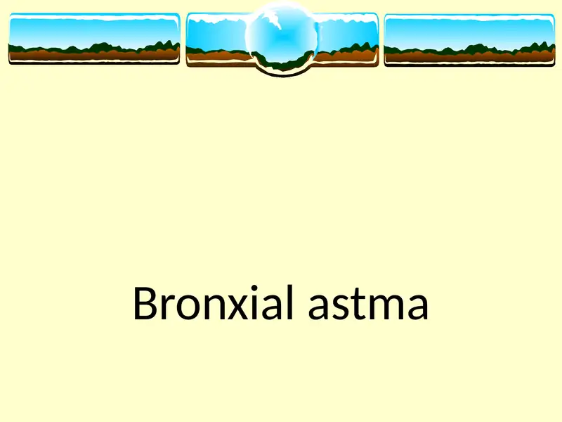 Bronxial astma