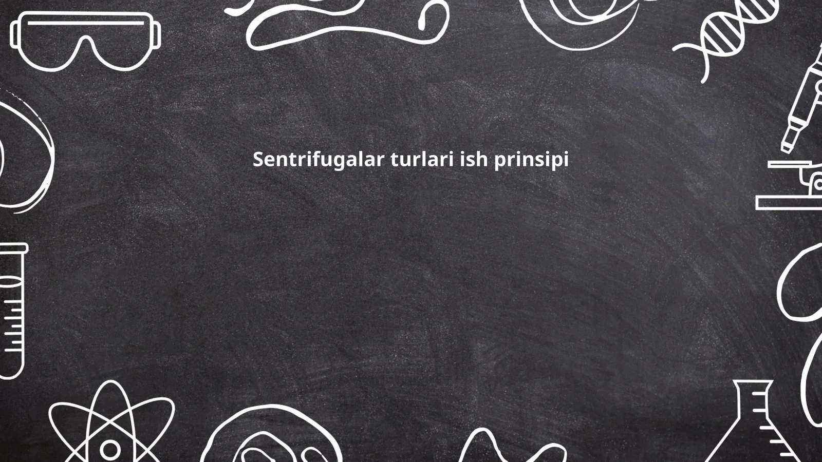Sentrifugalar turlari ish prinsipi