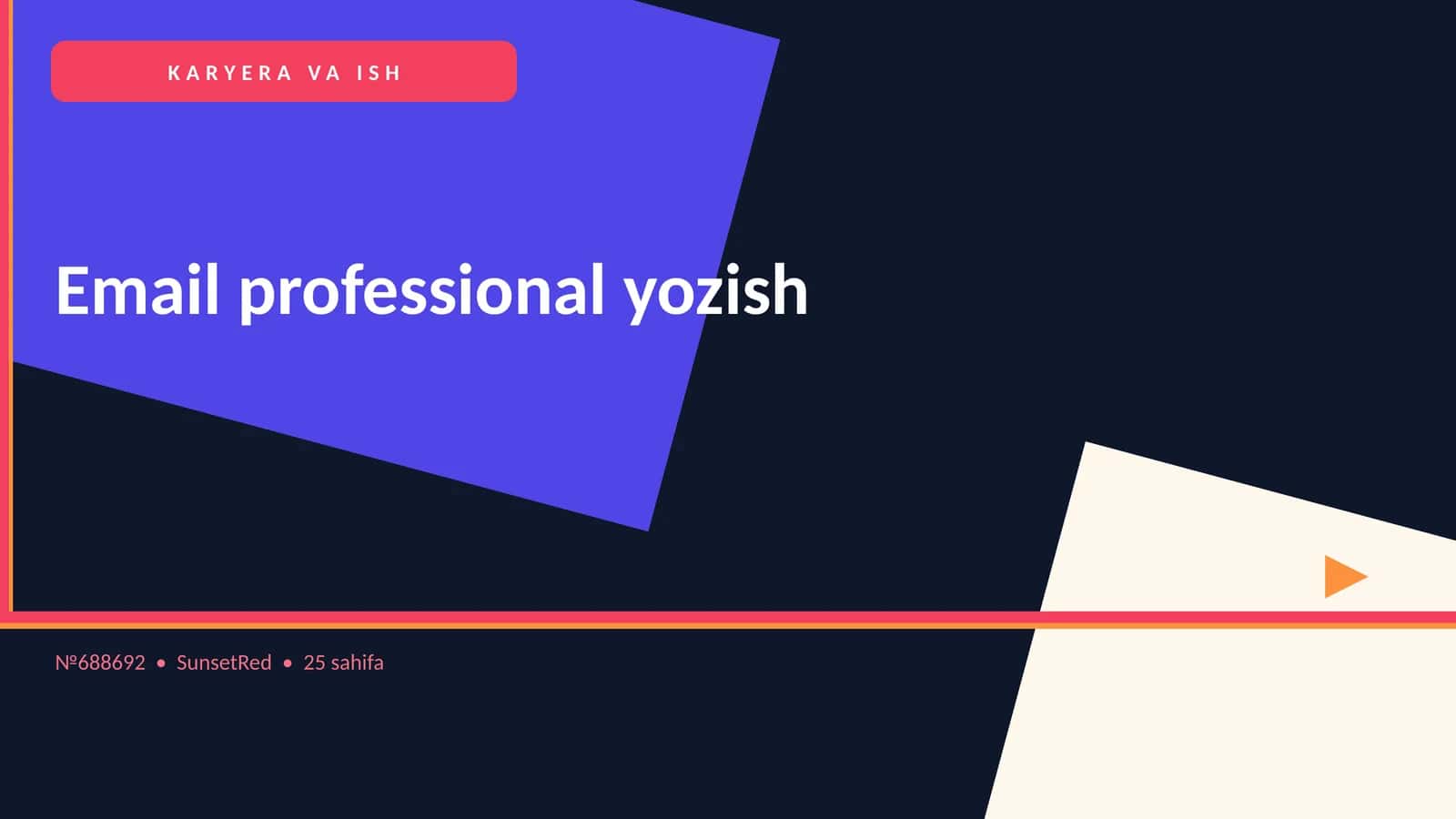 Email professional yozish