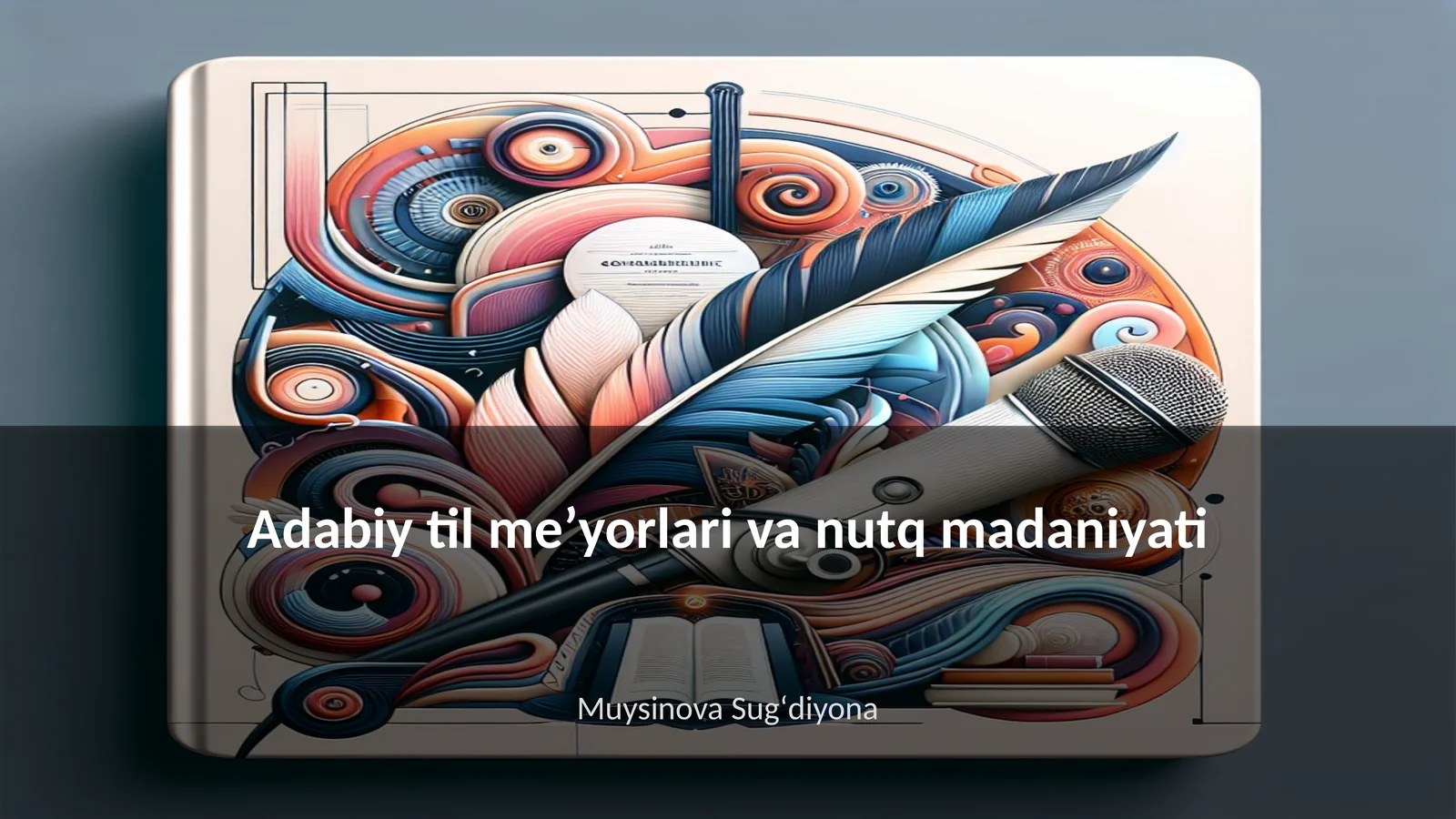 Adabiy til meʼyorlari va nutq madaniyati