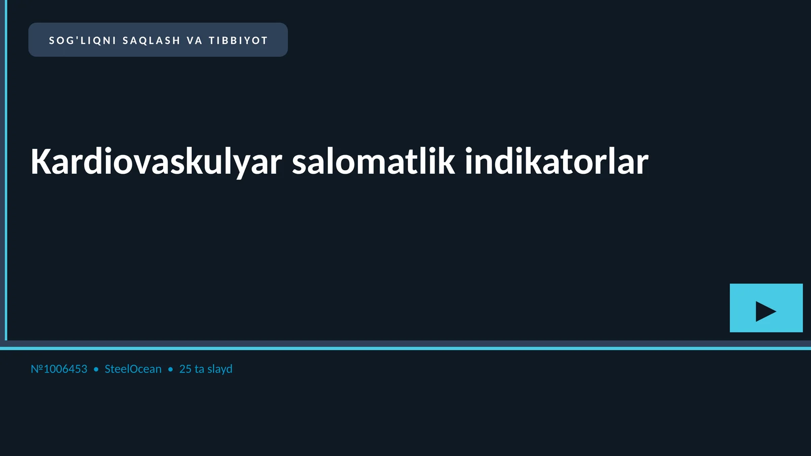 Kardiovaskulyar salomatlik indikatorlar