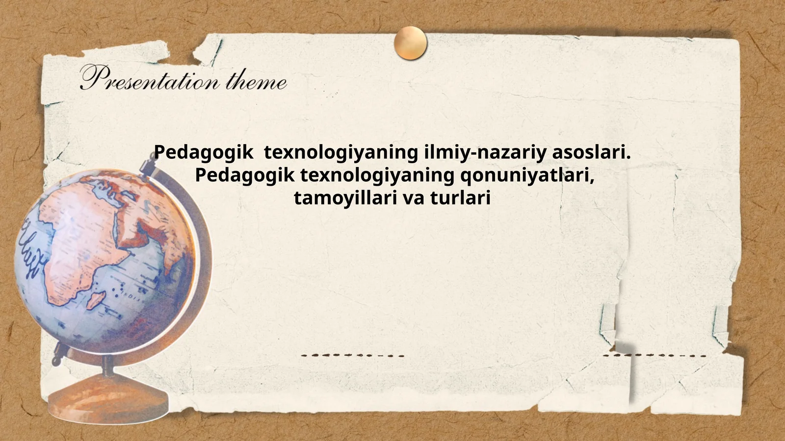 Pedagogik texnologiyaning ilmiy-nazariy asoslari. Pedagogik texnologiyaning qonuniyatlari, tamoyillari va turlari
