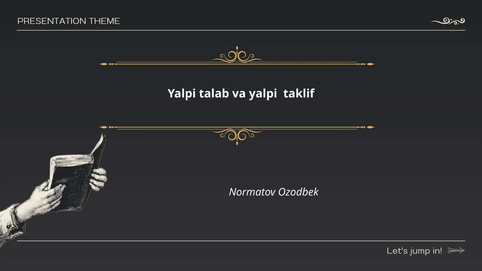 Yalpi talab va yalpi taklif