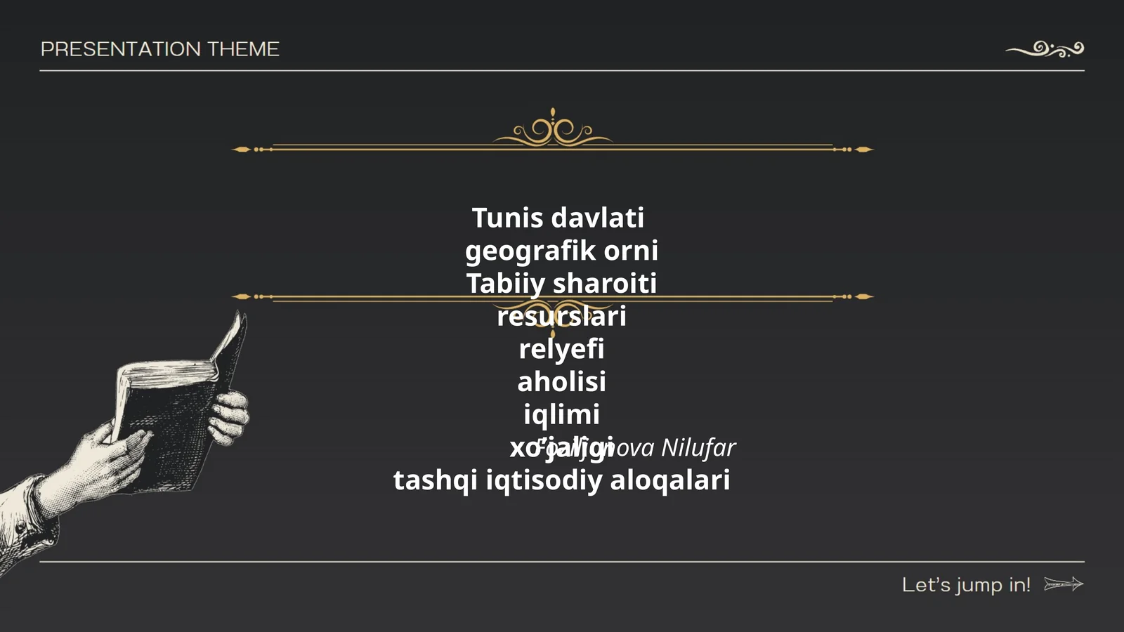 Tunis davlati geografik o'rni