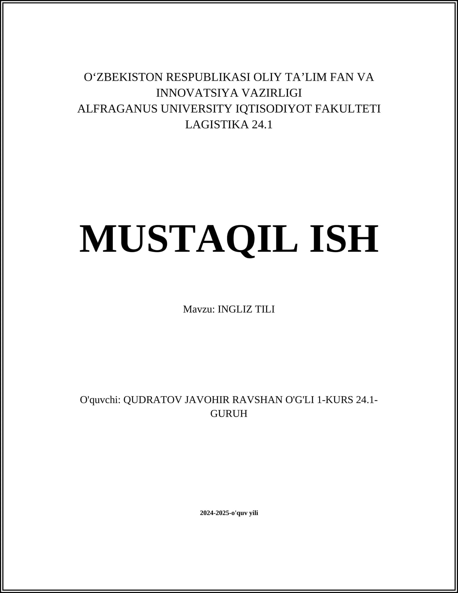 O‘zbek tilida Grammatika qoidalari