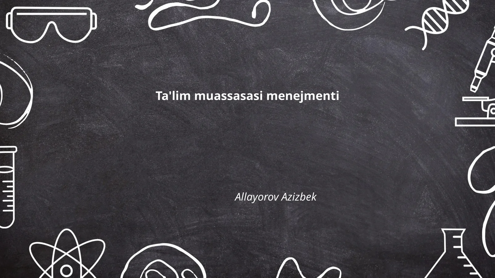 Ta'lim muassasasi menejmenti