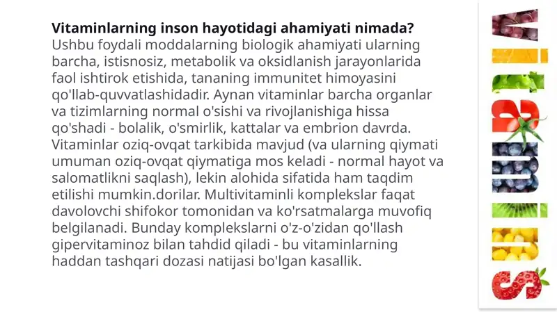 Vitaminlar