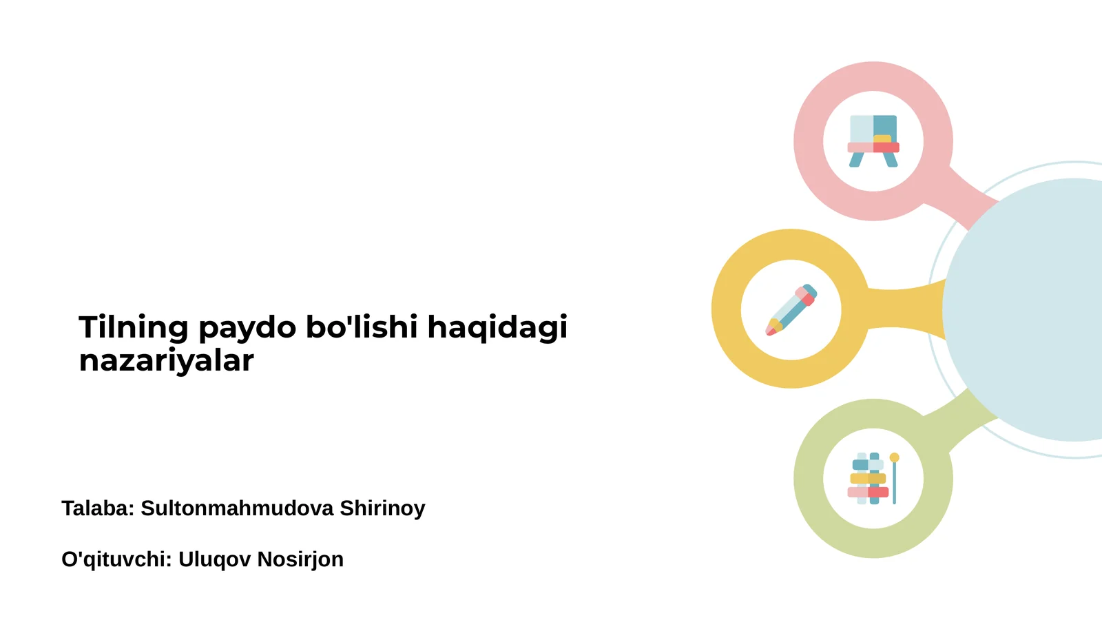 Tilning paydo bo'lishi haqidagi nazariyalar