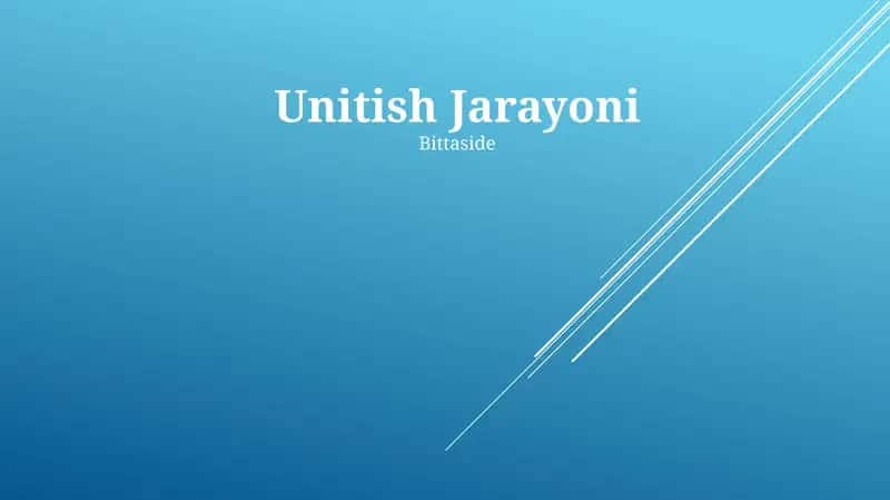 Unitish Jarayoni
